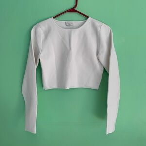 Babaton Long Sleeve Crop Top L